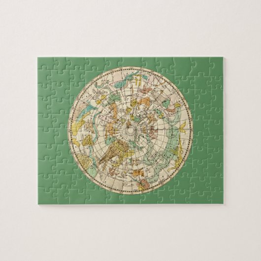 Südlicher Sternenhimmel-Sternkarte und Sternbildka Puzzle (Horizontal)