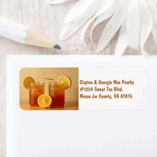 Südlicher Tee für Zwei in Mason Jars (Insitu)