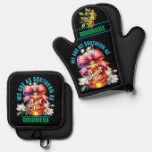 Südlicher Tee Oven Mitt & Pot Holder Set (Vorderseite/Rückseite)
