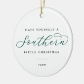 Südlicher Weihnachtsmarkt - Foto Keramik Ornament (Links)