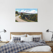 Südlicher Zugang zum See von der Autobahn Leinwanddruck (Insitu (Schlafzimmer))