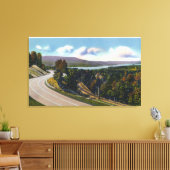 Südlicher Zugang zum See von der Autobahn Leinwanddruck (Insitu (Wohnzimmer))