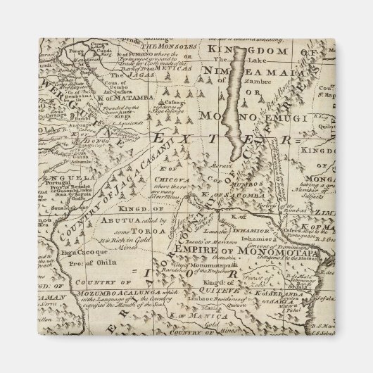 Südliches Afrika 4 Magnet (Vorne)