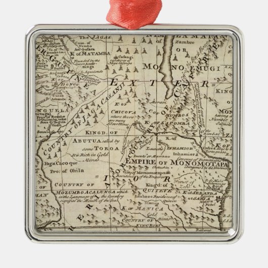 Südliches Afrika 4 Silbernes Ornament (Vorne)