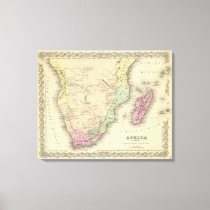 Südliches Blatt Afrikas Leinwanddruck