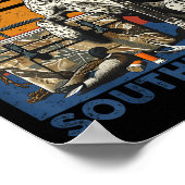 Südliches Entenjagdschwarzes Labor im Freien Poster (Ecke)