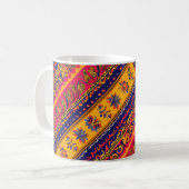 Südliches Folklore-Muster Kaffeetasse (Vorderseite Links)