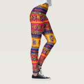 Südliches Folklore-Muster Leggings (Rechts)