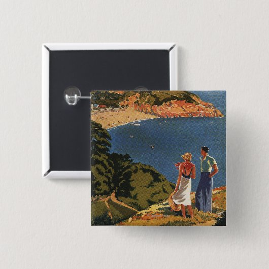 Südliches/Großes Western-Eisenbahnpaket auf Klippe Button (Vorne & Hinten)