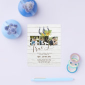 Südliches Land - Rustikales Foto - Hochzeit Flyer (Einzeln)