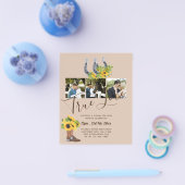 Südliches Land - Rustikales Foto - Hochzeit Flyer (Einzeln)