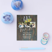 Südliches Land - Rustikales Foto - Hochzeit Flyer (Einzeln)