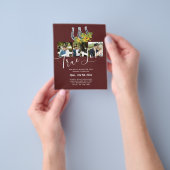 Südliches Land - Rustikales Foto - Hochzeit Flyer (Gruppe)