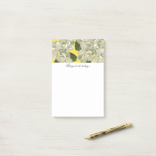 Südliches Magnolien - Post-It-Editor Post-it Klebezettel (Auf Schreibtisch)