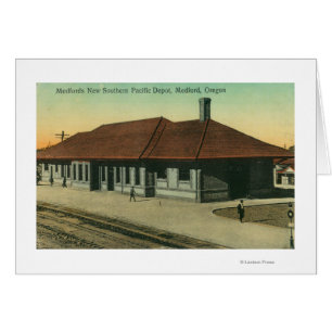 Südliches pazifisches Eisenbahn-Depot in Medford