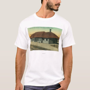 Südliches pazifisches Eisenbahn-Depot in Medford T-Shirt