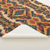 Südliches Stammeskunstmuster Sherpadecke (3/4)