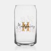 Südliches Zitat halten Ihre Pferde stilvoll Tan Dosenglas (Rückseite)