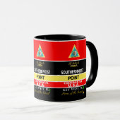 Südlichste Punkt-Boje Key West Tasse (VorderseiteRechts)