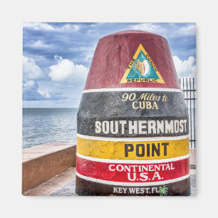 Südlichster Punkt Key West Magnet