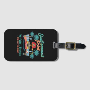 Südlichster Punkt Key West Retro-Tropisches Flair Gepäckanhänger