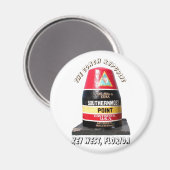 südlichster Punkt Magnet (Vorderseite/Rückseite)