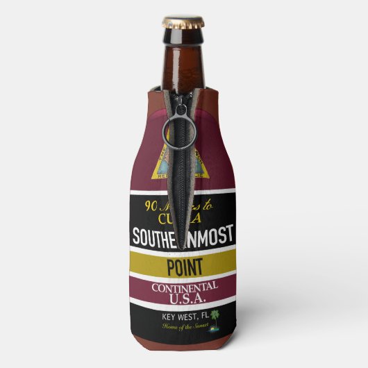 südlichster Punkt Marker Cooler Flaschenkühler (Flasche Rückseite)