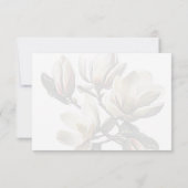 SüdMagnolien Hochzeitskarte Einladung (Rückseite)