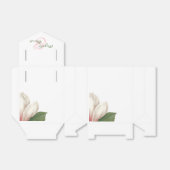 Südmagnolische Blume Hochzeit | Rosa und Weiß Geschenkschachtel (Ungefaltet)
