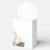 Südmagnolische Blume Hochzeit | Rosa und Weiß Geschenkschachtel (Geöffnet)