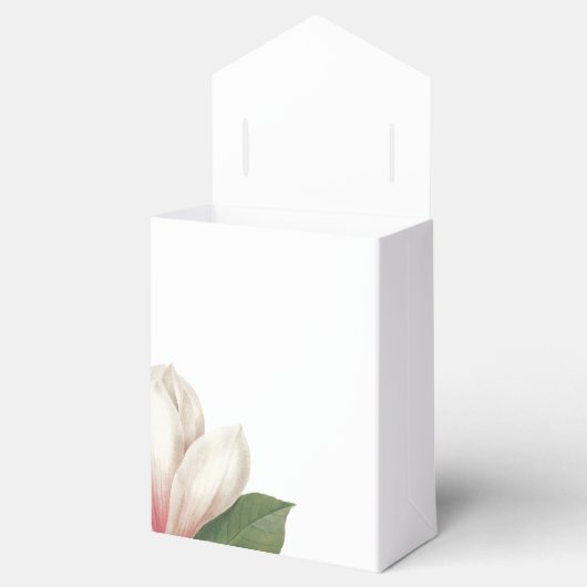Südmagnolische Blume Hochzeit | Rosa und Weiß Geschenkschachtel (Geöffnet)
