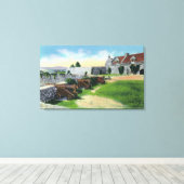 Südmauer, SüdwestBastion, Südbarracks Leinwanddruck (Insitu (Holzboden))