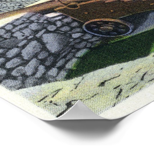 Südmauer, SüdwestBastion, Südbarracks Poster (Ecke)