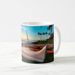 Südmaui-Strand an Sonnenuntergang   Maui, Hawaii Kaffeetasse