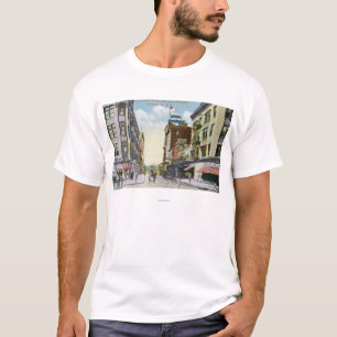 Südmitte-Straßen-Ansicht des Hotel-Mohikaners T-Shirt