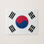 Südnationale Weltflagge koreas Puzzle<br><div class="desc">Wollen Sie jeder, um zu wissen, dass Sie ein bestimmtes Land darstellen? Führen Sie Ihren nationalen Stolz mit dieser Flagge des Weltproduktes vor. Dieses Einzelteil zeigt eine Weltflagge an, welche die Flagge von Südkorea kennzeichnet. Besuchen Sie Weltflaggen-Plakat bei https://www.zazzle.com/worldflagsposter für mehr Produkte, die aus der ganzen Welt Flaggen und Fahnen...</div>