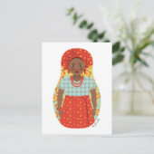 Südnigerianische Matryoshka Postcard Postkarte (Stehend Vorderseite)