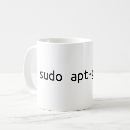 sudo apt-get java terminalcode kaffeetasse (Vorderseite Links)