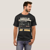 Sudo Make Coffee Lustiger Programmierer-Shirt T-Shirt (Vorne ganz)