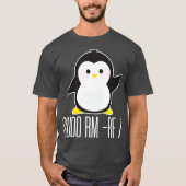 sudo rm rf Funny Linux sysadmin Befehl T-Shirt (Vorderseite)