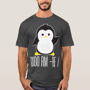 sudo rm rf Funny Linux sysadmin Befehl T-Shirt