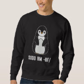 sudo rm rf Linux Computerprogrammierer Sweatshirt (Vorderseite)