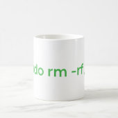 sudo rm - rf - LINUX PUN Kaffeetasse (Mittel)