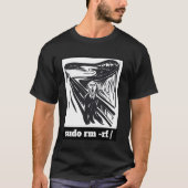 Sudo RM -RF Programmer Sysadmin Developer Joke Cod T-Shirt (Vorderseite)