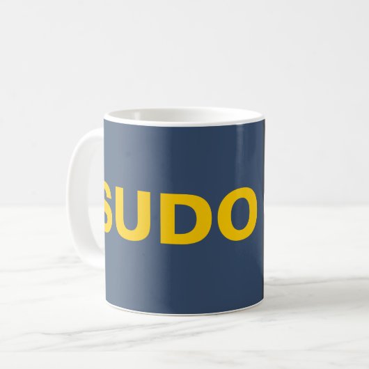 Sudo Typ Tasse (Vorderseite Links)