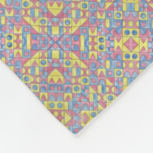 Sudoku 1-Modern Bauhaus Geometrische Kunst Fleecedecke