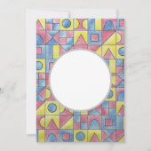 Sudoku 1-Modern Minimalistische Bauhaus Geometrisc Einladung (Vorderseite)