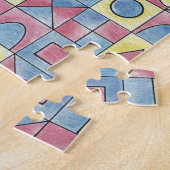 Sudoku 1-Modern Minimalistische Bauhaus Geometrisc Puzzle (Seite)