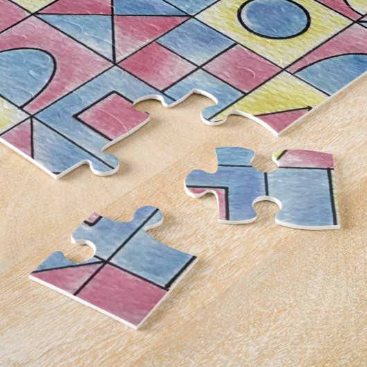 Sudoku 1-Modern Minimalistische Bauhaus Geometrisc Puzzle (Seite)