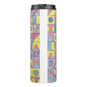 Sudoku 1-Modern Minimalistische Bauhaus Geometrisc Thermosbecher (Rückseite)